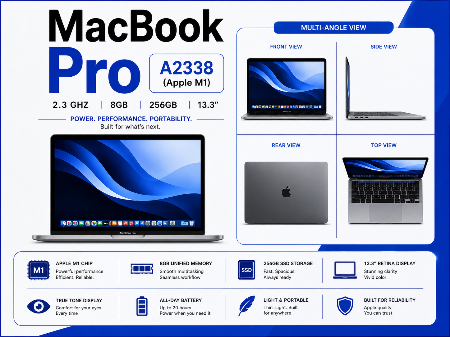 MacBook Pro A2338 (Apple M1) - Image 2